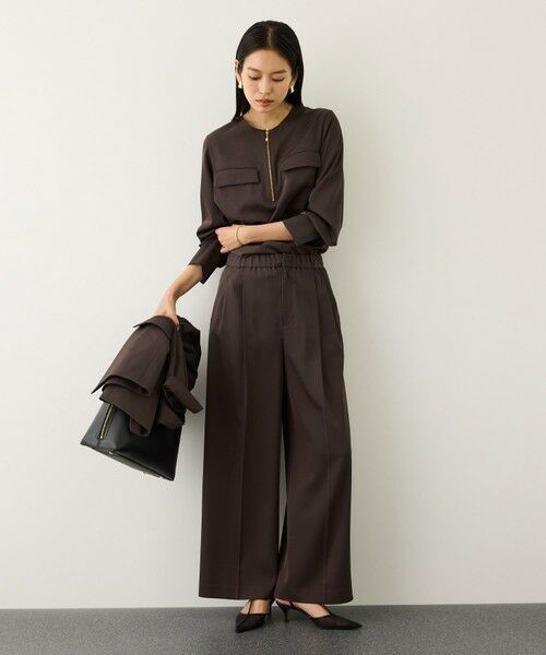 ROPE' / ロペ テーラードジャケット | ウエストシェイプ ベルテッドシングルジャケット/セットアップ対応 | 詳細17