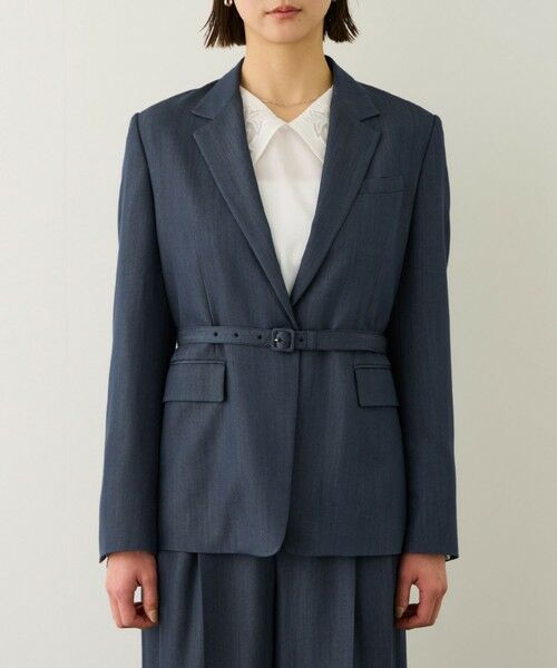ROPE' / ロペ テーラードジャケット | ウエストシェイプ ベルテッドシングルジャケット/セットアップ対応 | 詳細18