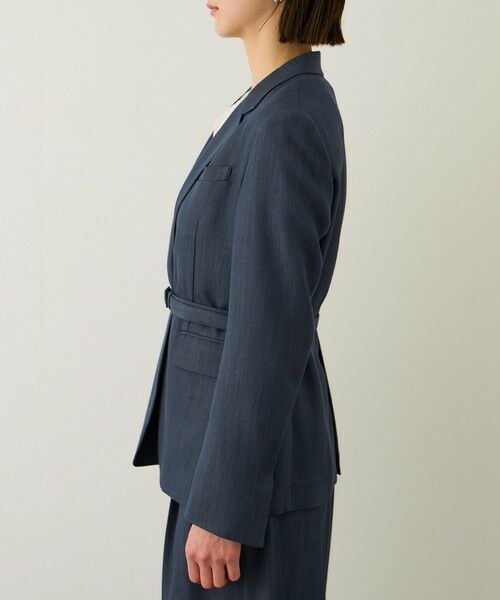ROPE' / ロペ テーラードジャケット | ウエストシェイプ ベルテッドシングルジャケット/セットアップ対応 | 詳細19