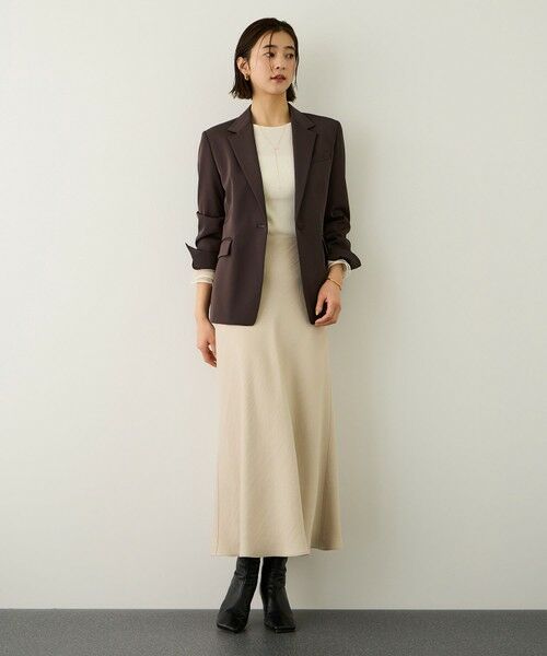 ROPE' / ロペ テーラードジャケット | ウエストシェイプ ベルテッドシングルジャケット/セットアップ対応 | 詳細3