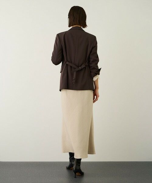 ROPE' / ロペ テーラードジャケット | ウエストシェイプ ベルテッドシングルジャケット/セットアップ対応 | 詳細4