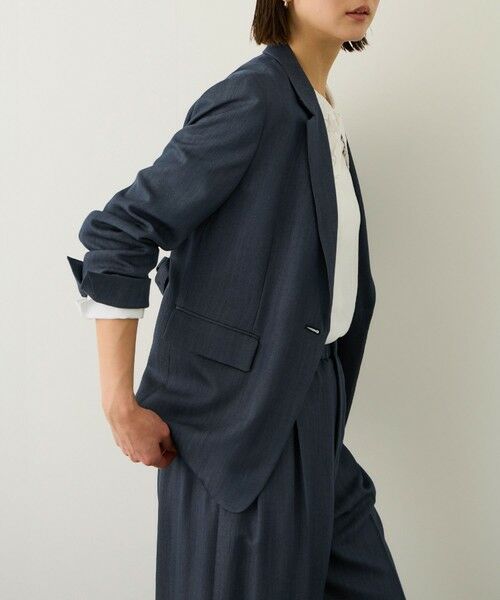 ROPE' / ロペ テーラードジャケット | ウエストシェイプ ベルテッドシングルジャケット/セットアップ対応 | 詳細5
