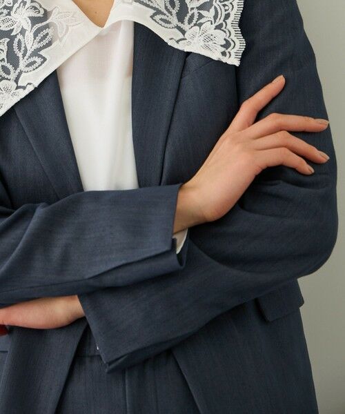 ROPE' / ロペ テーラードジャケット | ウエストシェイプ ベルテッドシングルジャケット/セットアップ対応 | 詳細7
