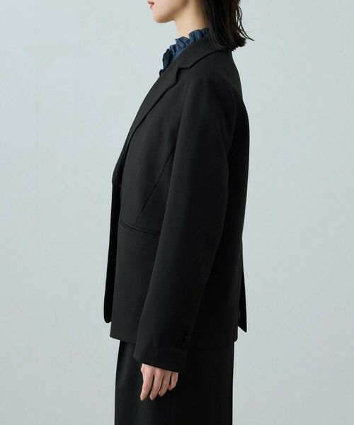 ROPE' / ロペ テーラードジャケット | トリアセツイル シングルテーラードジャケット(デニムライク)/セットアップ対応 | 詳細15