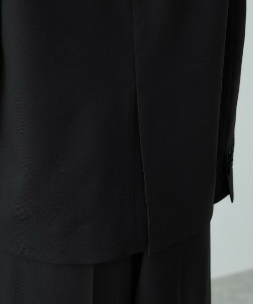 ROPE' / ロペ テーラードジャケット | トリアセツイル シングルテーラードジャケット(デニムライク)/セットアップ対応 | 詳細17
