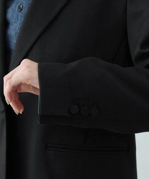 ROPE' / ロペ テーラードジャケット | トリアセツイル シングルテーラードジャケット(デニムライク)/セットアップ対応 | 詳細19