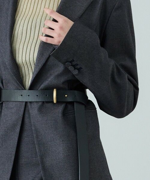 ROPE' / ロペ テーラードジャケット | トリアセツイル シングルテーラードジャケット(デニムライク)/セットアップ対応 | 詳細3