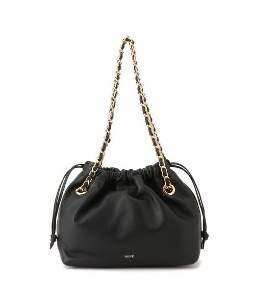 ROPE' / ロペ ハンドバッグ | Sheep Leather Bag soiree(ソアレ) /2WAY（ブラック(01)）