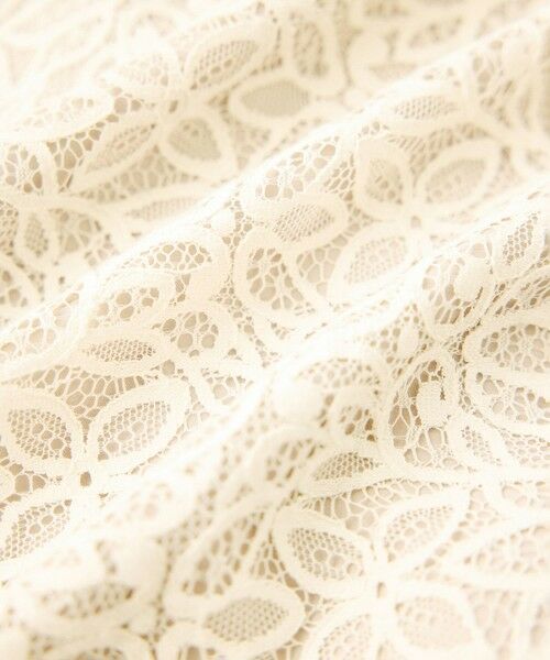 ROPE' / ロペ ミニ・ひざ丈スカート | ベルト付きセミフレアレーススカート/イージーケア | 詳細27