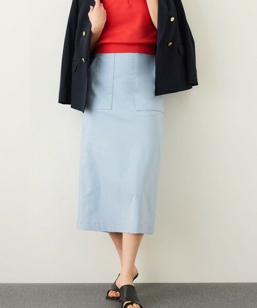 ROPE' / ロペ ミニ・ひざ丈スカート | [美人スカート]ハイストレッチポケット付きタイトスカート/26SS | 詳細29