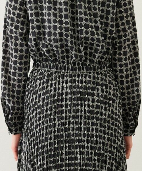 ROPE' / ロペ ミニ丈・ひざ丈ワンピース | ship's rope' オリジナルプリントプリーツタイワンピース | 詳細17