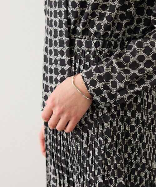 ROPE' / ロペ ミニ丈・ひざ丈ワンピース | ship's rope' オリジナルプリントプリーツタイワンピース | 詳細21
