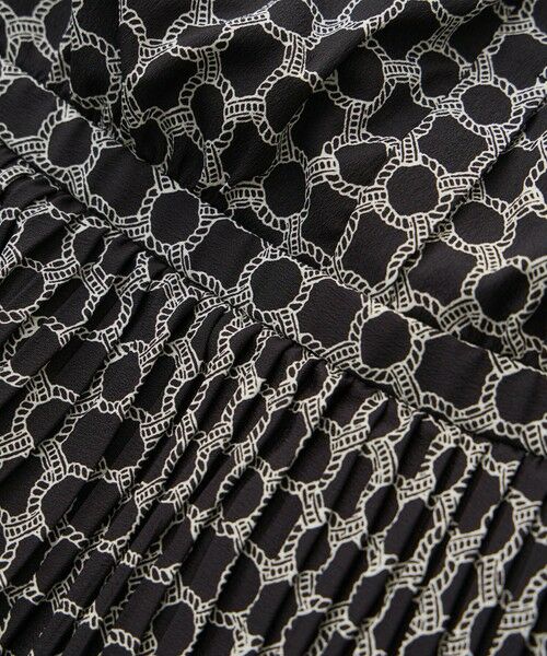 ROPE' / ロペ ミニ丈・ひざ丈ワンピース | ship's rope' オリジナルプリントプリーツタイワンピース | 詳細23