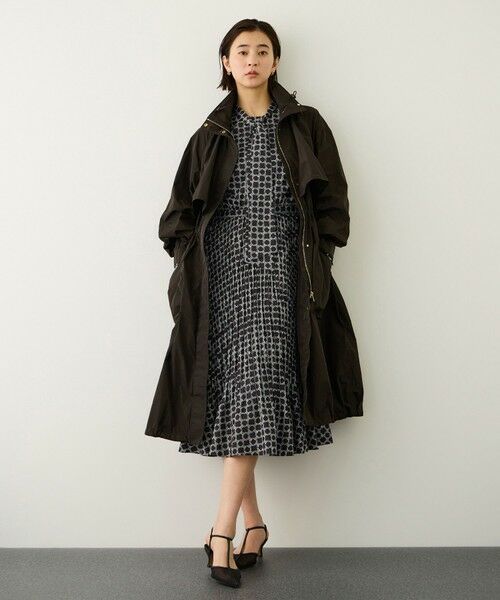 ROPE' / ロペ ミニ丈・ひざ丈ワンピース | ship's rope' オリジナルプリントプリーツタイワンピース | 詳細6