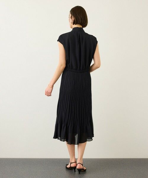 ROPE' / ロペ ロング・マキシ丈ワンピース | ジョーゼットフレンチスリーブプリーツワンピース/26SS | 詳細20