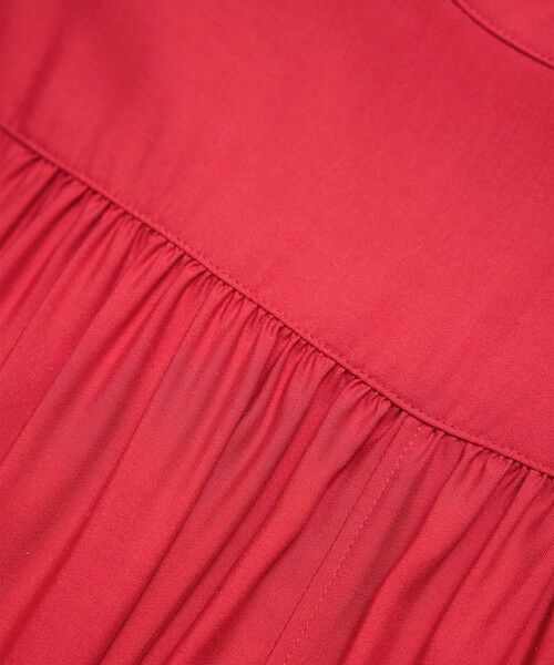 ROPE' / ロペ ロング・マキシ丈ワンピース | ギャザーヨークサテンワンピース/イージーケア | 詳細12