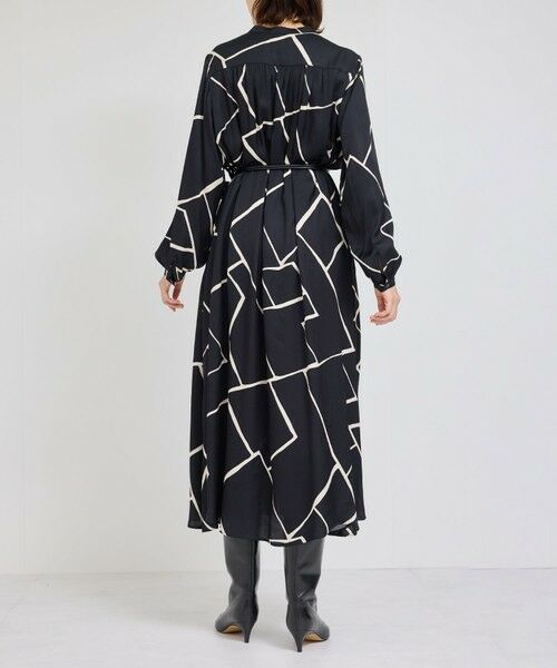 ROPE' / ロペ ロング・マキシ丈ワンピース | ギャザーヨークサテンワンピース/イージーケア | 詳細7