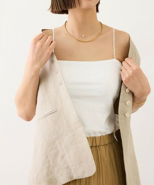 ROPE' / ロペ キャミソール・チューブトップ | 【Lala Vie(ララヴィ)】別注カップ付きキャミソール(巾着付き)/イージーケア | 詳細18