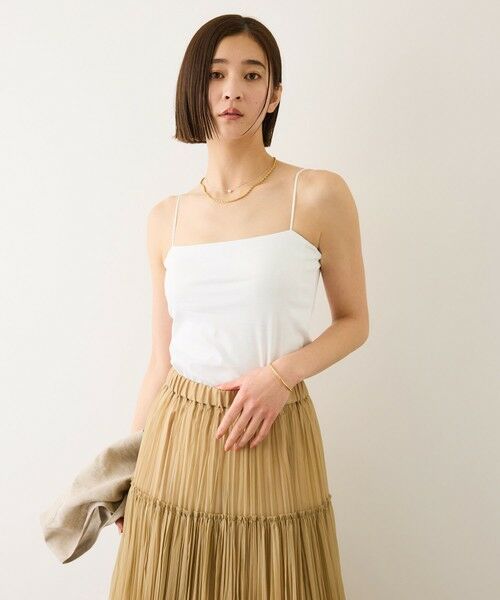 ROPE' / ロペ キャミソール・チューブトップ | 【Lala Vie(ララヴィ)】別注カップ付きキャミソール(巾着付き)/イージーケア | 詳細17