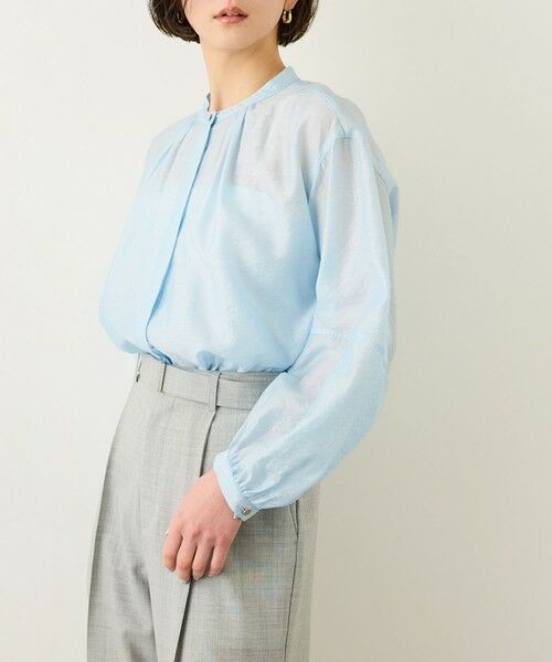ROPE' / ロペ シャツ・ブラウス | キュプラシルクボリュームスリーブブラウス/イージーケア | 詳細11