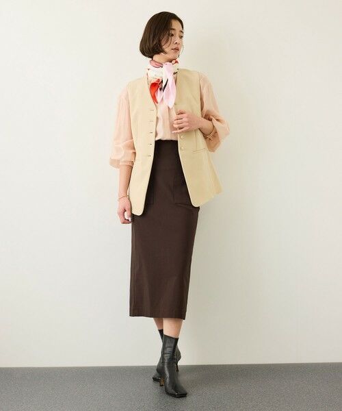 ROPE' / ロペ シャツ・ブラウス | キュプラシルクボリュームスリーブブラウス/イージーケア | 詳細15