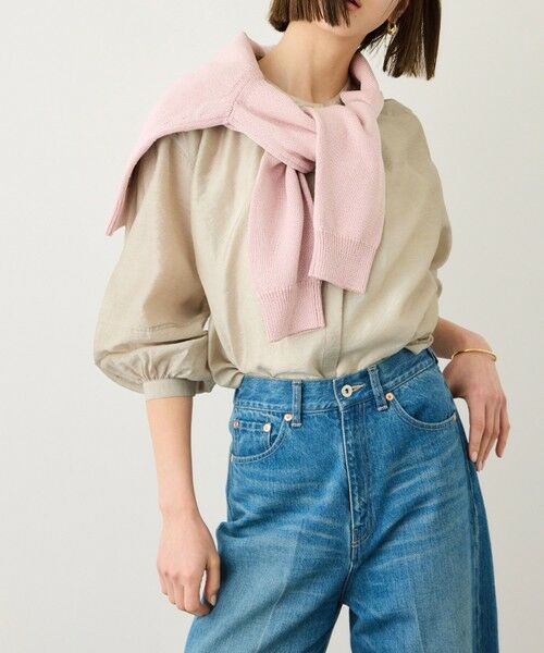 ROPE' / ロペ シャツ・ブラウス | キュプラシルクボリュームスリーブブラウス/イージーケア | 詳細17