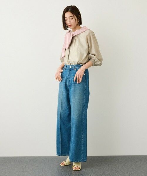 ROPE' / ロペ シャツ・ブラウス | キュプラシルクボリュームスリーブブラウス/イージーケア | 詳細18