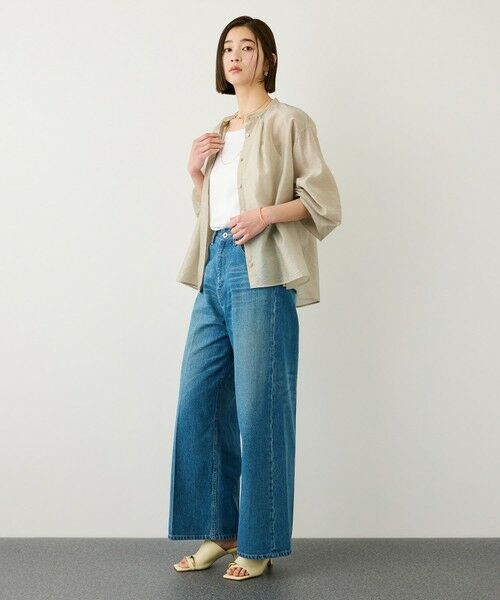 ROPE' / ロペ シャツ・ブラウス | キュプラシルクボリュームスリーブブラウス/イージーケア | 詳細20