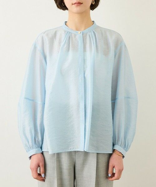 ROPE' / ロペ シャツ・ブラウス | キュプラシルクボリュームスリーブブラウス/イージーケア | 詳細21