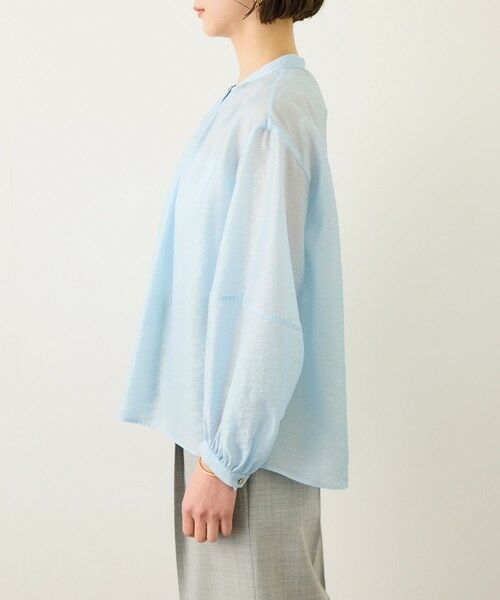 ROPE' / ロペ シャツ・ブラウス | キュプラシルクボリュームスリーブブラウス/イージーケア | 詳細22