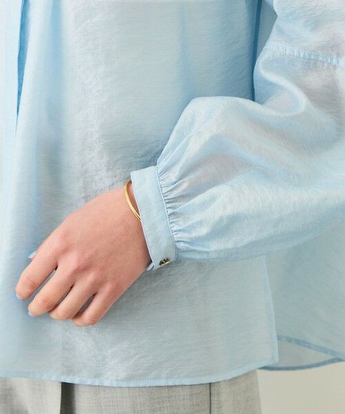 ROPE' / ロペ シャツ・ブラウス | キュプラシルクボリュームスリーブブラウス/イージーケア | 詳細25