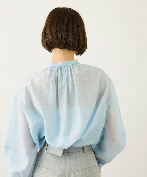 ROPE' / ロペ シャツ・ブラウス | キュプラシルクボリュームスリーブブラウス/イージーケア | 詳細7