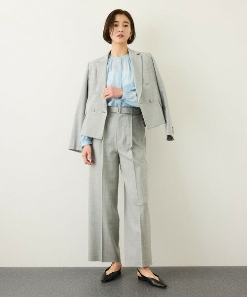 ROPE' / ロペ シャツ・ブラウス | キュプラシルクボリュームスリーブブラウス/イージーケア | 詳細9