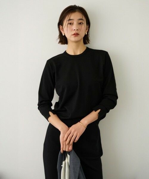 ROPE' / ロペ ニット・セーター | ビジューレース襟ニットプルオーバー/イージーケア | 詳細16