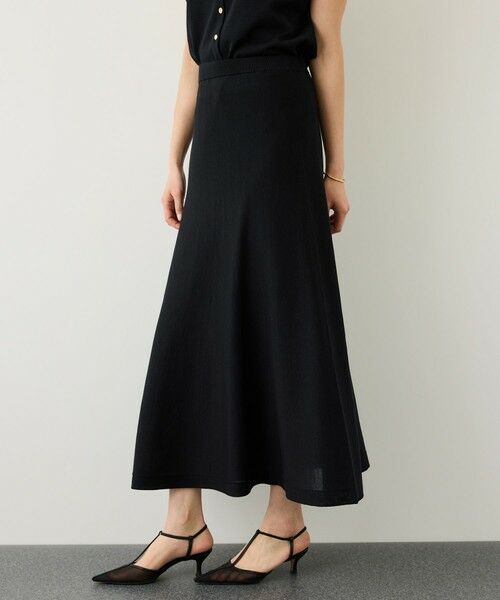 ROPE' / ロペ ロング・マキシ丈スカート | ギマコットンニットフレアースカート/セットアップ対応 | 詳細11