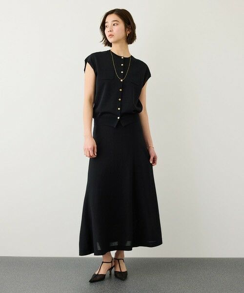 ROPE' / ロペ ロング・マキシ丈スカート | ギマコットンニットフレアースカート/セットアップ対応 | 詳細12