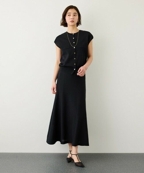 ROPE' / ロペ ロング・マキシ丈スカート | ギマコットンニットフレアースカート/セットアップ対応 | 詳細14