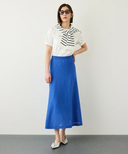 ROPE' / ロペ ロング・マキシ丈スカート | ギマコットンニットフレアースカート/セットアップ対応 | 詳細5