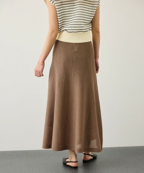 ROPE' / ロペ ロング・マキシ丈スカート | ギマコットンニットフレアースカート/セットアップ対応 | 詳細6