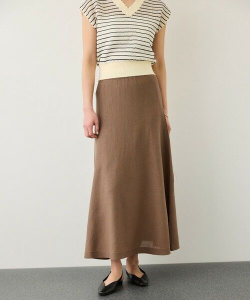 ROPE' / ロペ ロング・マキシ丈スカート | ギマコットンニットフレアースカート/セットアップ対応 | 詳細7