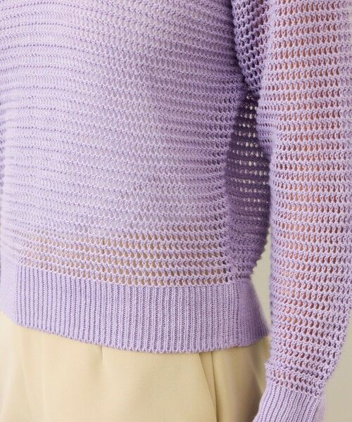 ROPE' / ロペ ニット・セーター | リネン畦編みVネックニット/イージーケア | 詳細25