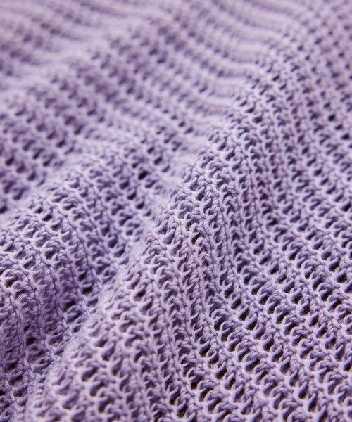 ROPE' / ロペ ニット・セーター | リネン畦編みVネックニット/イージーケア | 詳細26