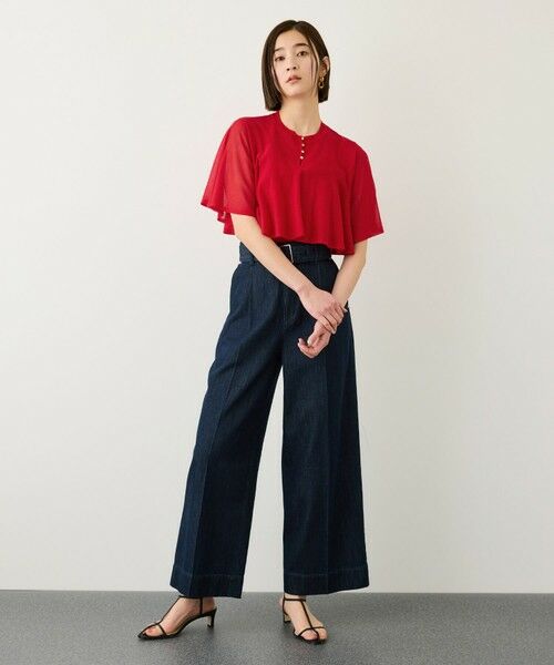 ROPE' / ロペ Tシャツ | LEVITA ティアードフリルニットプルーオーバー/接触冷感・イージーケア | 詳細29