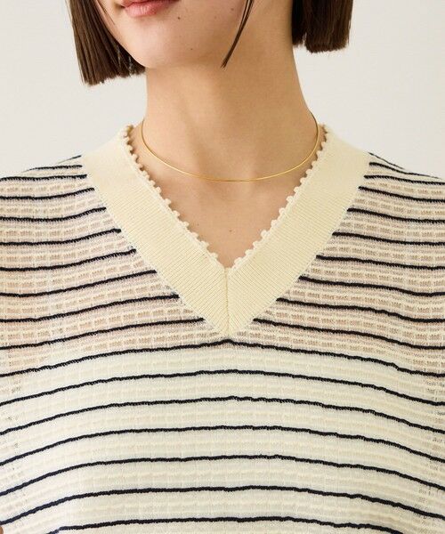 ROPE' / ロペ ニット・セーター | ピンタックサマーノースリーブニット/イージーケア | 詳細20