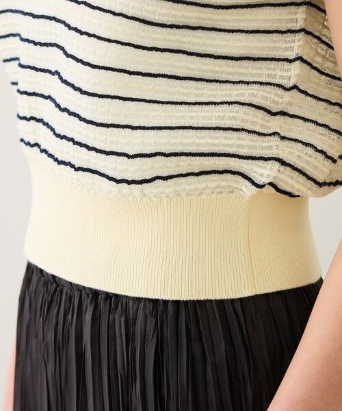 ROPE' / ロペ ニット・セーター | ピンタックサマーノースリーブニット/イージーケア | 詳細22
