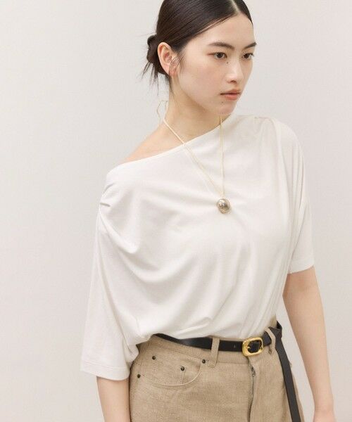 ROPE' / ロペ Tシャツ | 【ADAM ET ROPE’ FEMME】ドレープトップス | 詳細8