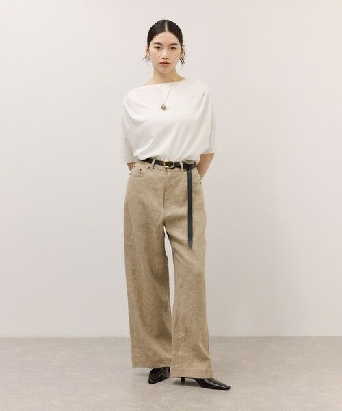 ROPE' / ロペ Tシャツ | 【ADAM ET ROPE’ FEMME】ドレープトップス | 詳細2