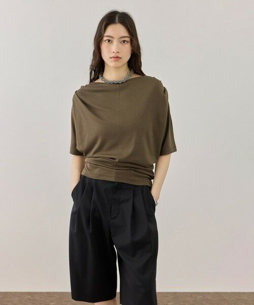 ROPE' / ロペ Tシャツ | 【ADAM ET ROPE’ FEMME】ドレープトップス | 詳細18