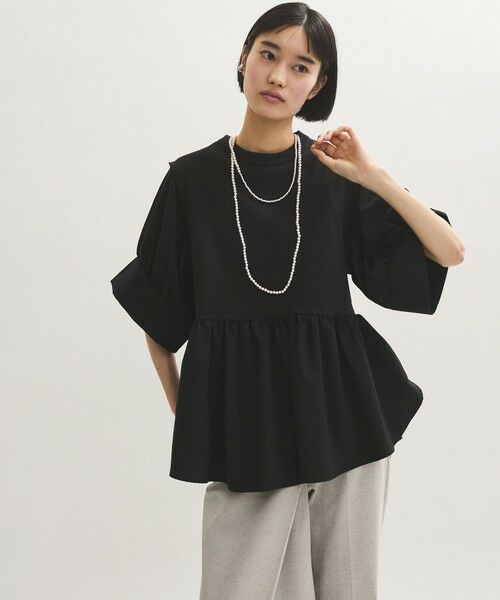 ROPE' / ロペ Tシャツ | 【ADAM ET ROPE’ FEMME】バウンスカフスプルオーバー【サステナブル】 | 詳細3