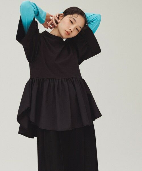 ROPE' / ロペ Tシャツ | 【ADAM ET ROPE’ FEMME】バウンスカフスプルオーバー【サステナブル】 | 詳細11